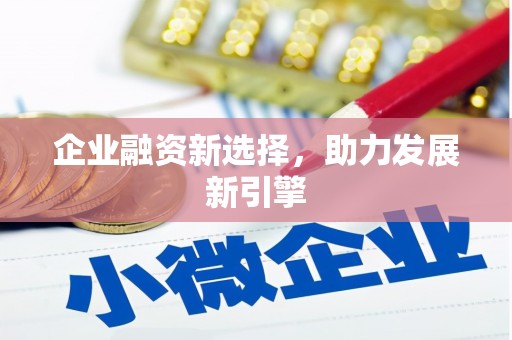 裕安企业融资新选择，助力发展新引擎