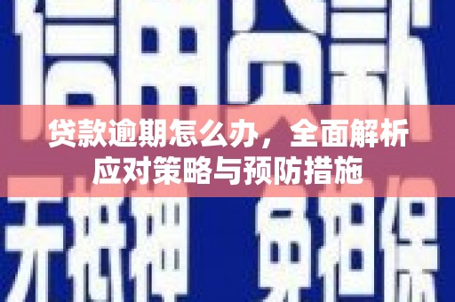 裕安贷款逾期怎么办，全面解析应对策略与预防措施